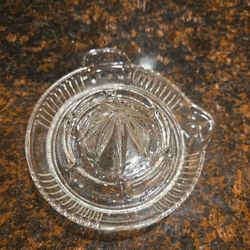 Vintage Glass Lemon Juicer – Clear