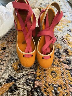 JCrew lace-up espadrilles