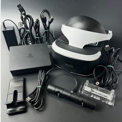 PS4 Virtual Reality Set All Parts In Great Condition 