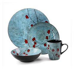 Elma Floral Accents 20 Piece Dinnerware Set