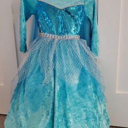 Elsa Snow Queen/Princess Dress Xs/S HALLOWEEN