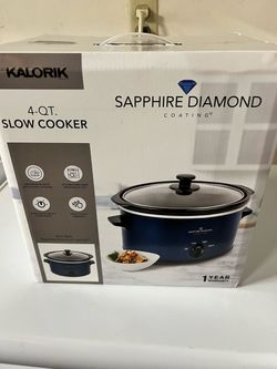 Kalorik 4-Qt Sapphire Diamond Slow Cooker