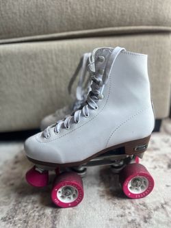 Chicago Skates White Quad Roller Skates