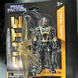 Final Faction Team 1 Sergeant Steel Limited Edition And Gold Edition