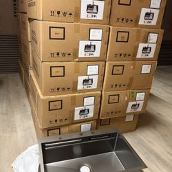 33 ‘‘ Workstation Kitchen Sink w/ Faucet- Stainless Steel Topmount 