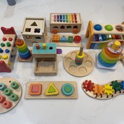 Lovevery Toy Lot – Montessori Wooden Toys 