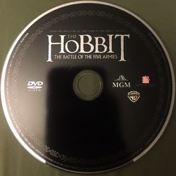 The Hobbit: The Battle of the Five Armies DVD 