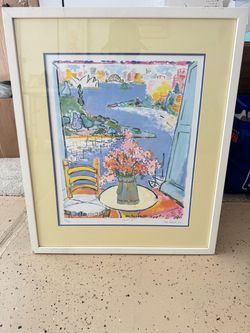 Vintage 1982 Eva Hannah “Sydney II” Limited Edition Print 104/350 – Framed