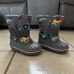 Toddler Toddler Boys Print All Weather Boots - Gray