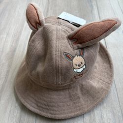 Monpoke Pokemon Eevee Baby Bucket Hat with Ears