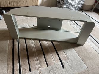 50” Long X 18” High Tv Or Entertainment Stand with Glass Shelf