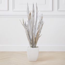 Z Gallerie Faux Potted Sansevieria (Snake Plant)