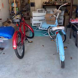 Two Trek Bikes.  With Covers 