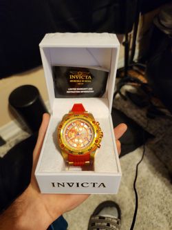 Limited edition iron man Invicta watch