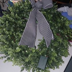 Large Artificial Light Up Wreath