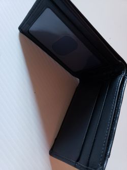 Boconi Grant Mens Leather RFID Slimster Bifold Wallet
