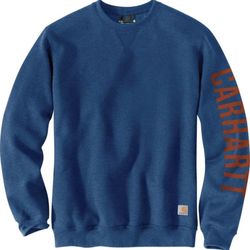 Carhartt Midweight Crewneck Logo Sleeve Graphic Sweatshirt Size M New MSRP $49.99