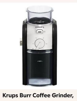 KRUPS coffee burr grinder GVX 2