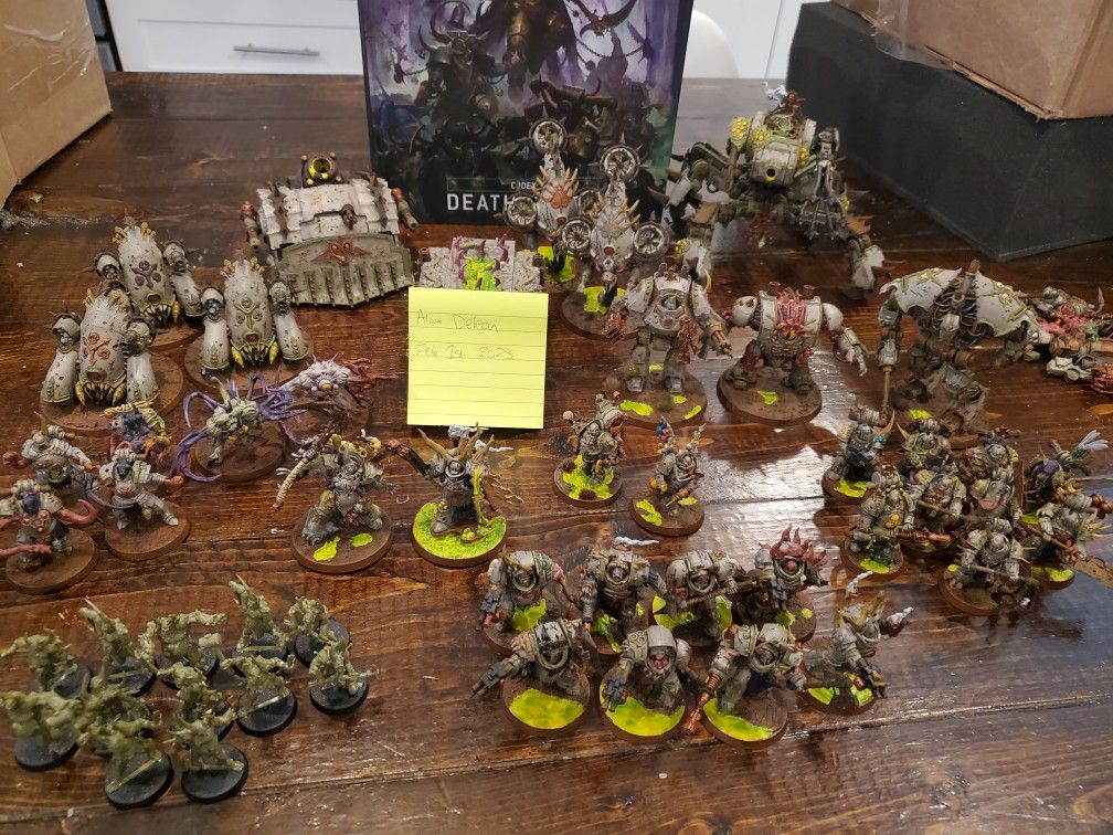 Warhammer 40k Death Guard Army With Codex for Sale in San Antonio, TX -  OfferUp