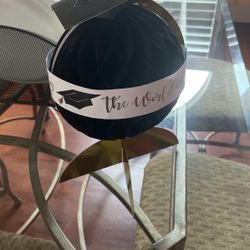Graduation Table Topper “”The World Awaits”