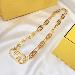 Fen Di Logo Necklace Chain 