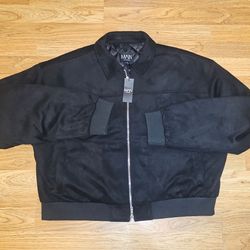 NEW Boohoo Man Bomber Jacket (Men's Size Medium)