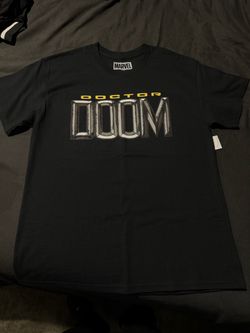 Marvel Doctor Doom Black Graphic T-Shirt