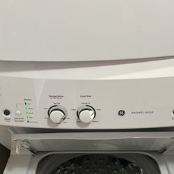 GE Washer Dryer Stacked