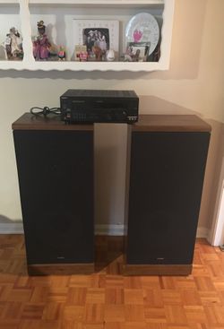 Sony Receiver Fisher Floor Standing Speakers for Sale in Houston TX OfferUp