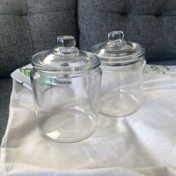 Glass Container Jar with lid