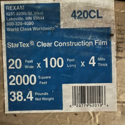 Plastic Construction Film
