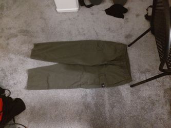 Green Vans Cargo Pants