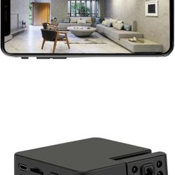 Spy Camera Wireless Hidden 4K FULL HD WiFi Large Battery Small Size Security Cameras, Mini Nanny Cam Smart Home Pet Dog Baby Remote Portable Camera Wi