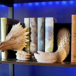 Feathered Dragon Bookend