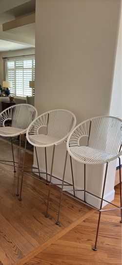 MCM style 31” bar chairs x 3