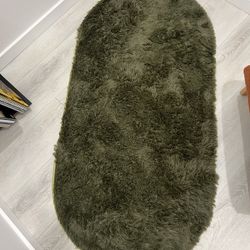 Green Mid Century Modern Rug