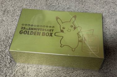 Golden Pokemon Sword & Shield 25th Anniversary Golden Box Card Game sealed with original box