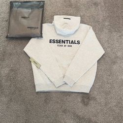 Essentials FOG hoodie light oatmeal sizes S,M,L