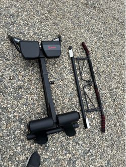 Free pull up bar and back extension machine