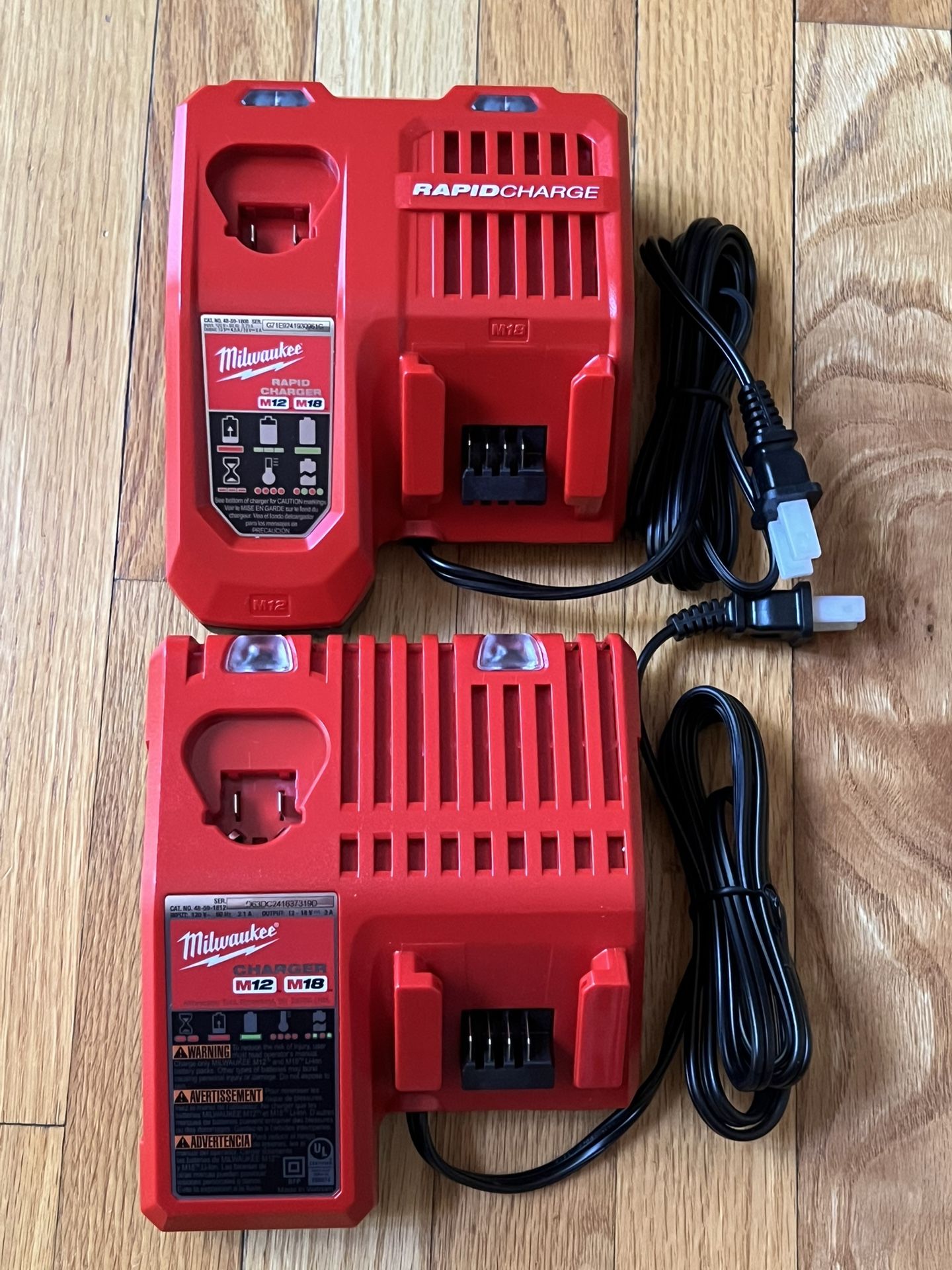 *NEW* Milwaukee M18/M12 Rapid Charger and Regular Charger