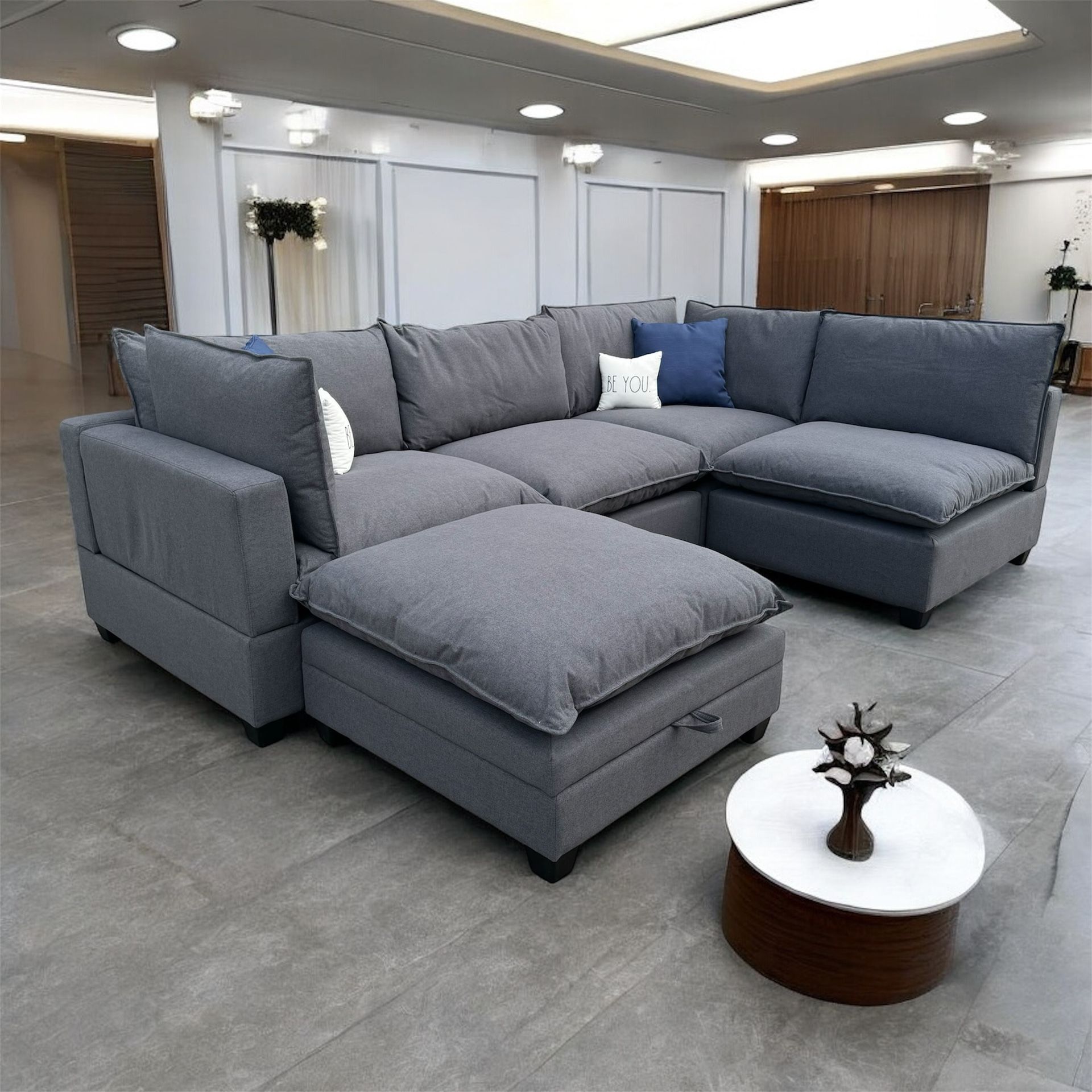 5 Piece Cloud Couch Sectional BRAND NEW