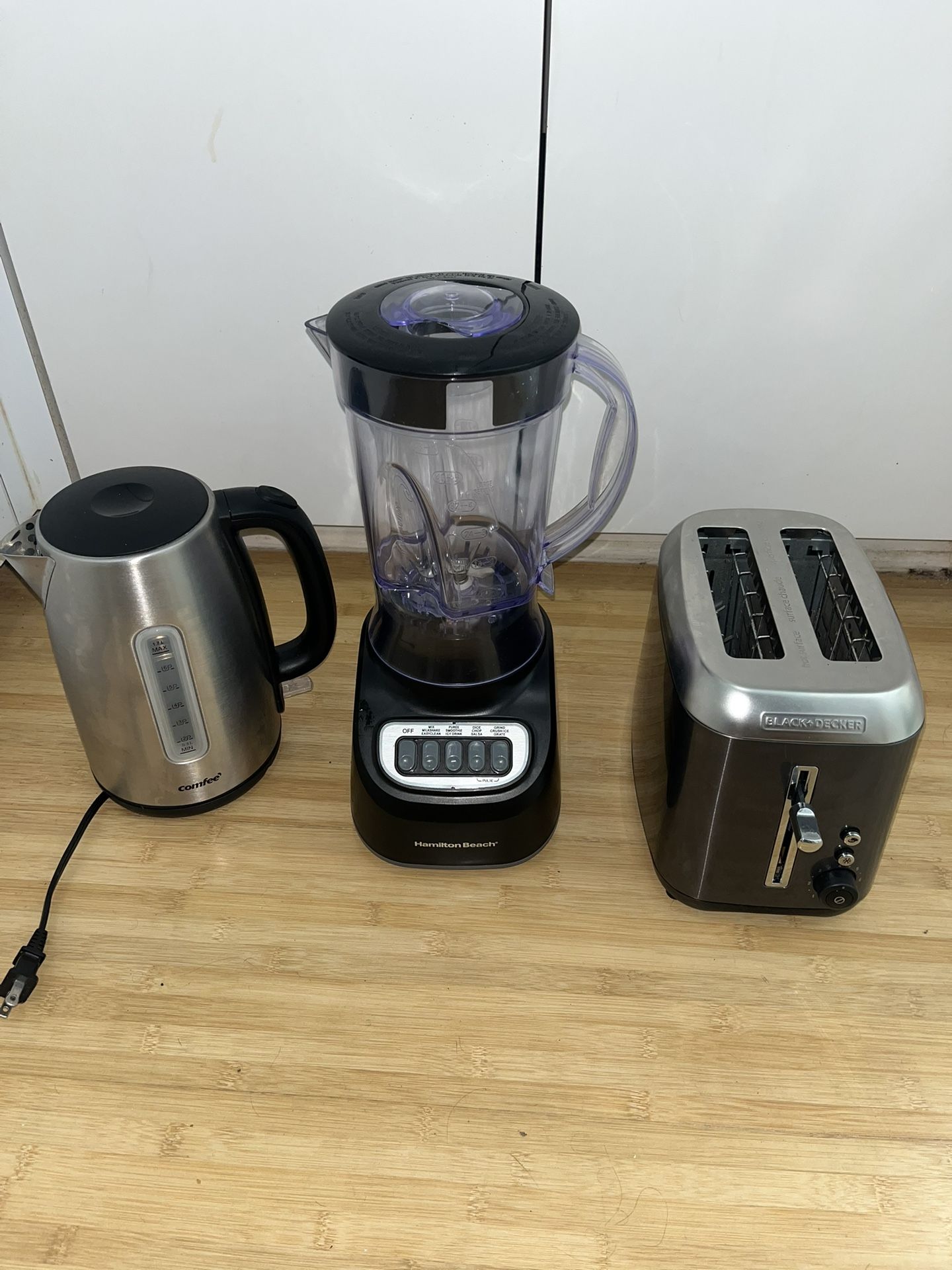 Blender, Toaster And Kettle