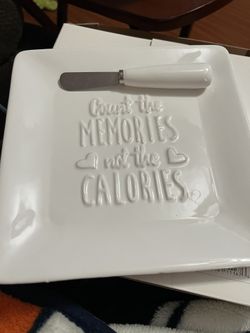 Precious Moment Cheese Plate and Spreader