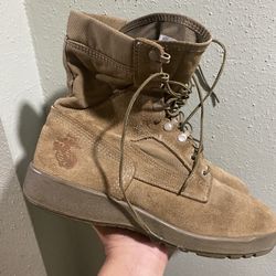 McRae Marine Hot Weather Made In USA Mens Size 12 Brown Wide Tactical Boots