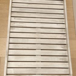 Multipurpose Gray Wood Rack