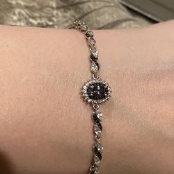 Tanzanian Platinum Spinel & Gemstone Bracelet  new!
