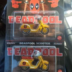 🔥 Hot Wheels🔥 Deadpool Scooter Real Riders