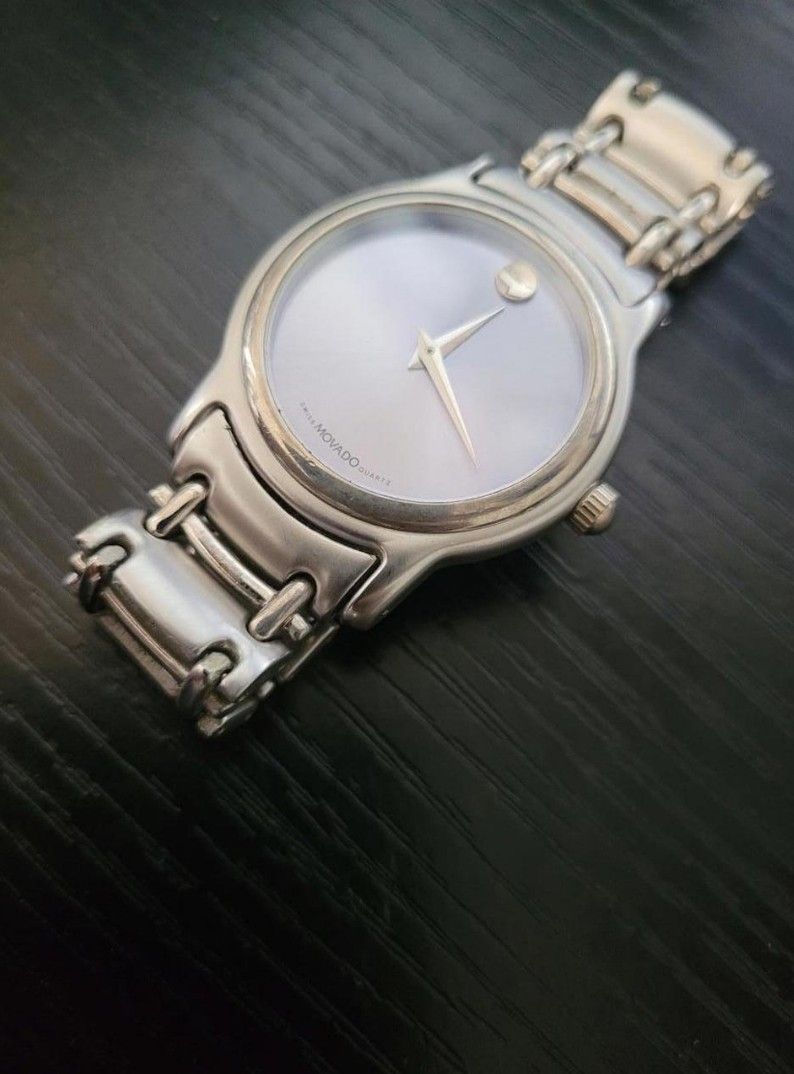 🔥RARE VINTAGE Movado 98A28888 34mm Men's Watch