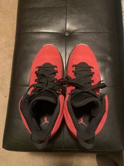 Air Jordan Red and Black Sneakers