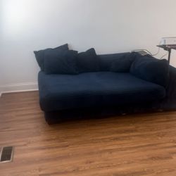 Corduroy One-Piece Sectional.